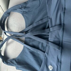 Lululemon Navy Blue Activewear Top